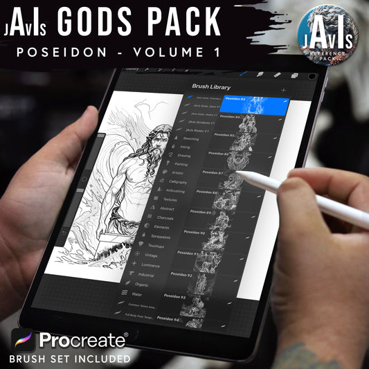 jAvIs Gods Pack - Poseidon Volume 1 - BRUSH PACK ONLY